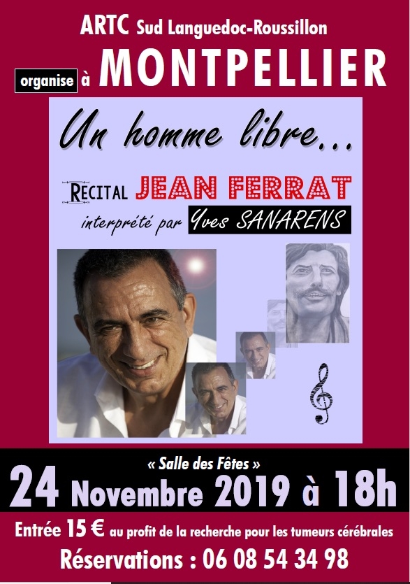 Récital Jean Ferrat à Montpellier (24-11-2019)