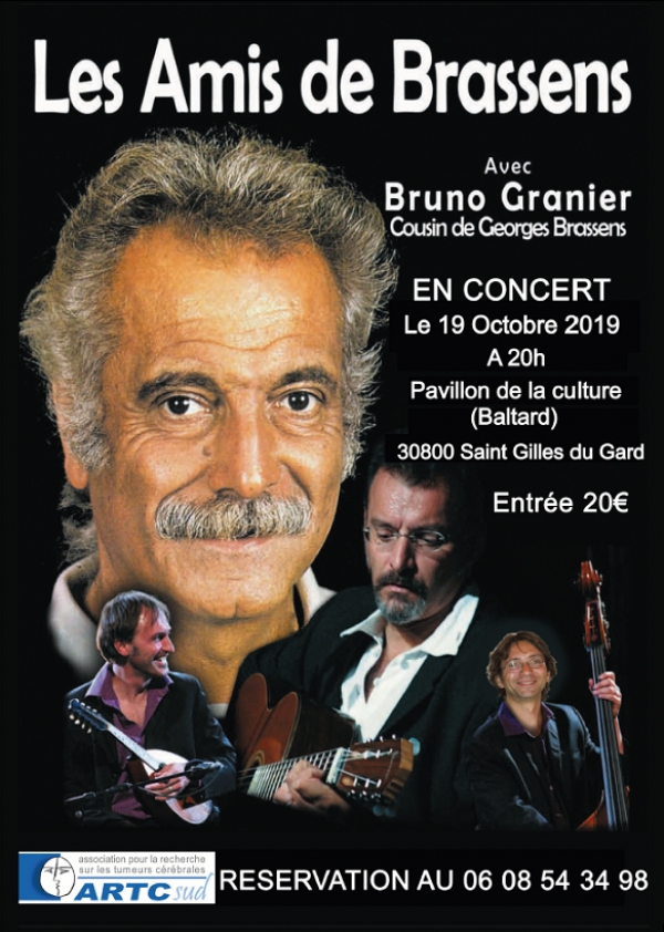 Concert Les Amis de Brassens à Saint Gilles du Gard (19-10-2019)