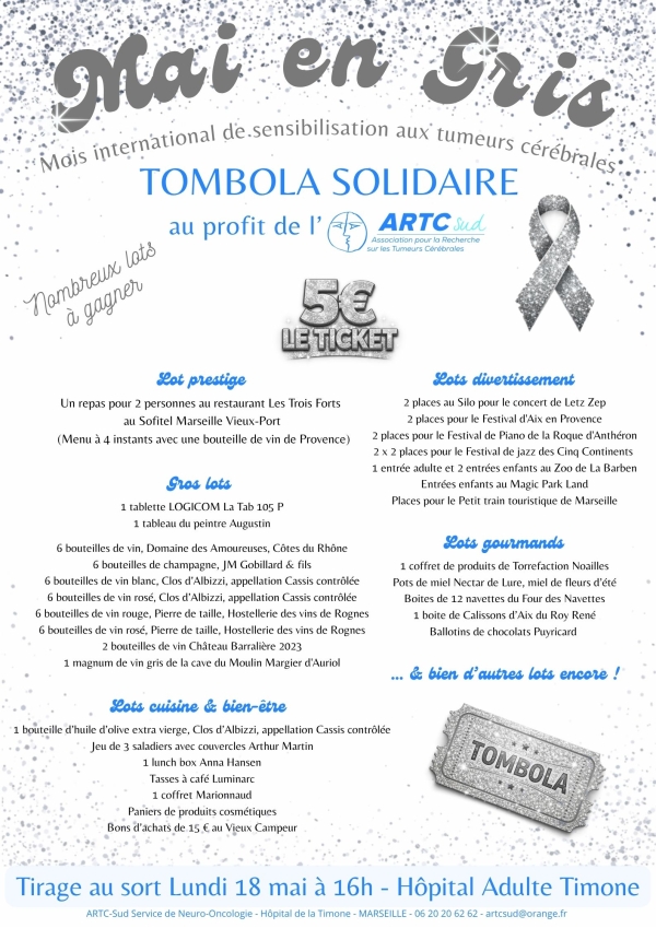 Tombola Mai en gris