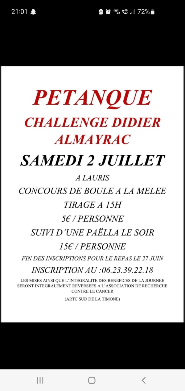 Challenge Didier Almayrac