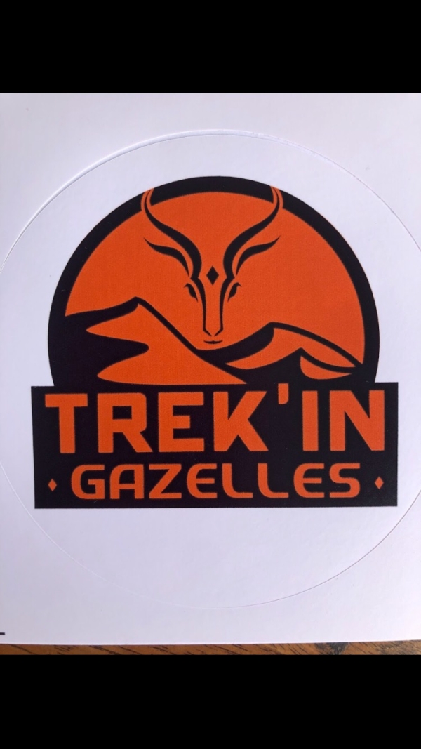 Nos adhérents portent nos couleurs au Trek in des gazelles !